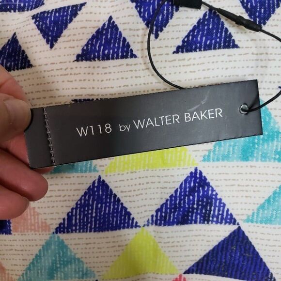 NEW W118 Walter Baker Triangles Kiki Kimono womens S Lightweight Cardigan Shell - Picture 8 of 9